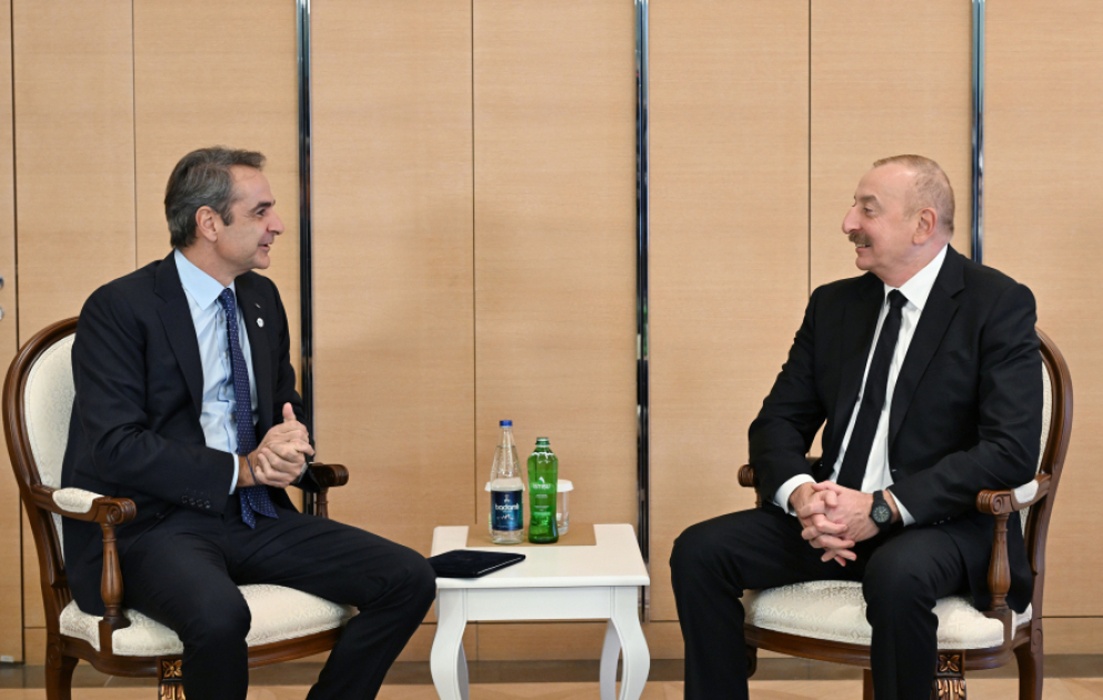 Le président azerbaïdjanais rencontre le Premier ministre grec