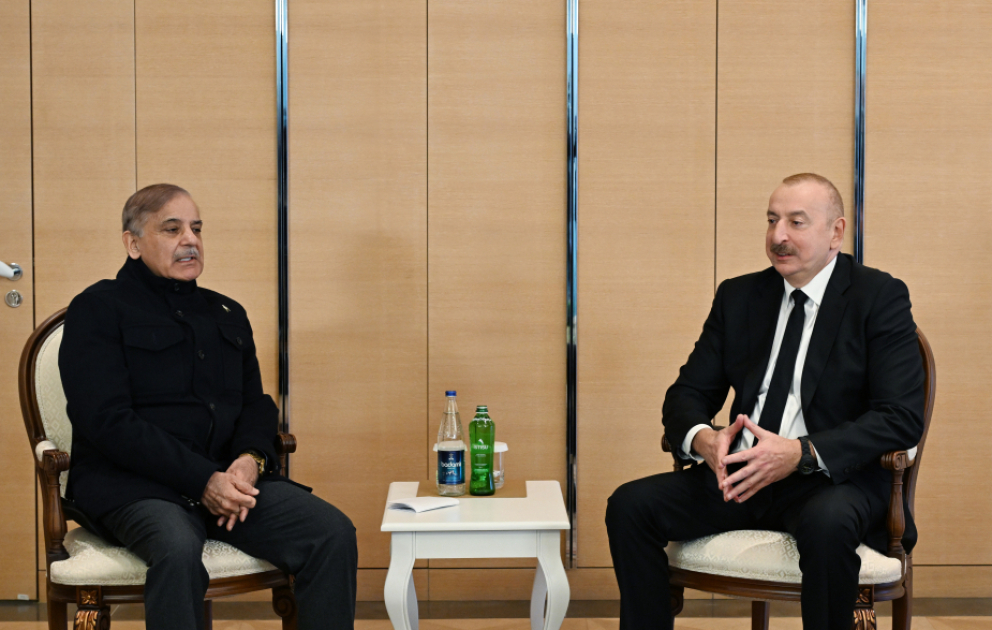 Rencontre entre le président azerbaïdjanais et le Premier ministre pakistanais