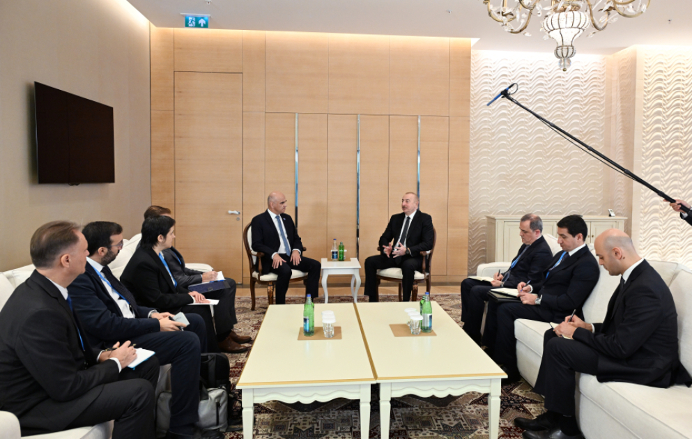 President of Azerbaijan Ilham Aliyev met with Secretary General of the Council of Europe