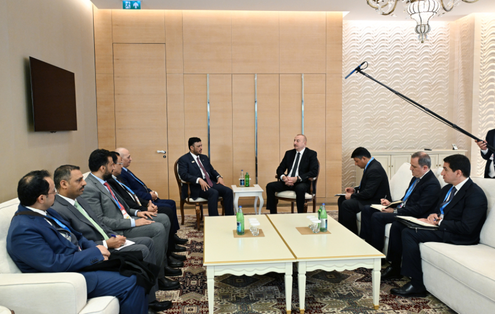 Le président Ilham Aliyev rencontre le vice-président de la République du Yémen Abdulla Al-Alimi