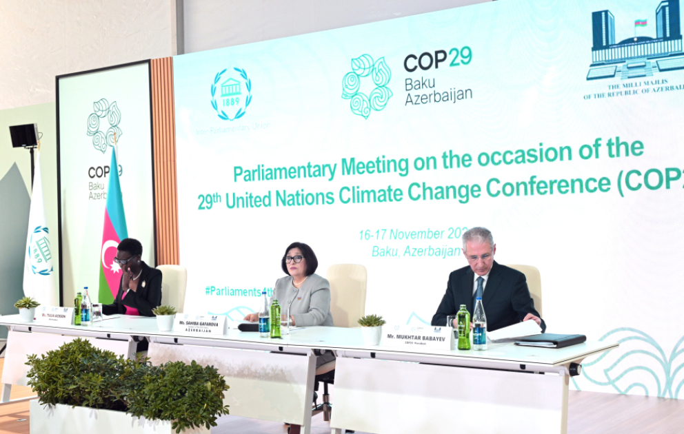 Bakıda COP29 çərçivəsində Parlament Görüşü keçirilir
