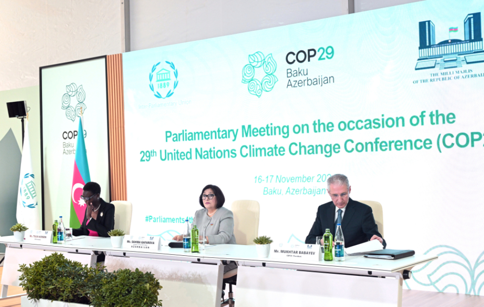 В Баку проходит Парламентская встреча в рамках COP29