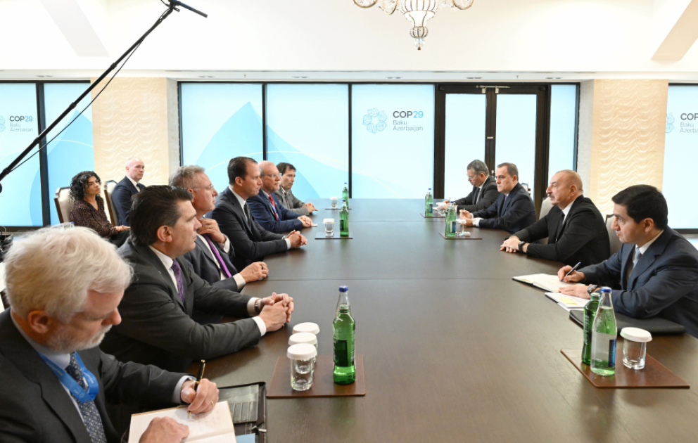 President of Azerbaijan Ilham Aliyev met with U.S. delegation led by member of House of Representatives