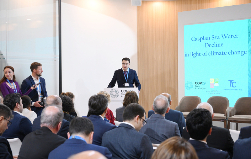 COP29-da Xəzər dənizi səviyyəsinin azalması ilə bağlı əməkdaşlığın gücləndirilməsi haqqında Bəyannamə qəbul olunub