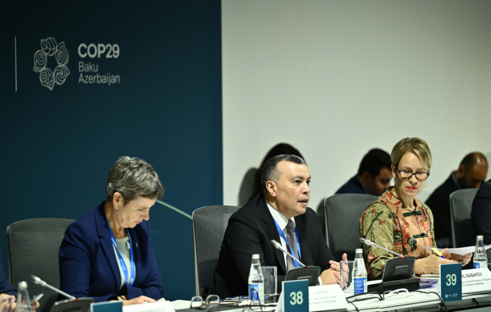 COP29: İnnovativ həllərin tətbiqi və yaşıl iş yerlərinin inkişafı ilə bağlı uğurlu təcrübələr müzakirə olunub