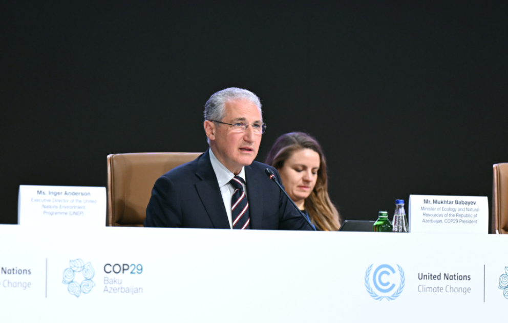 Президент COP29: 70 процентов выбросов углекислого газа приходится на города