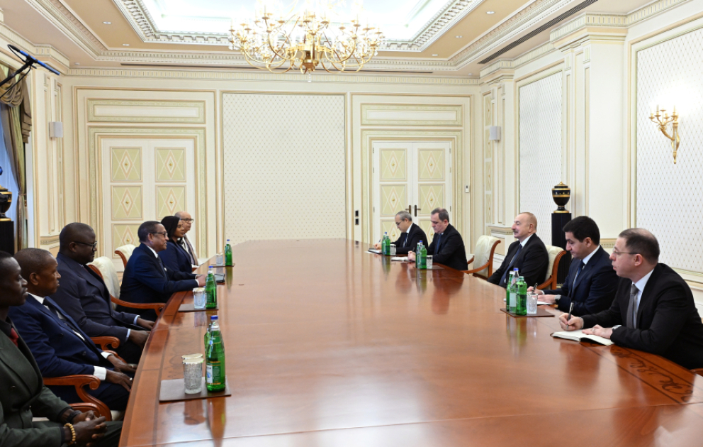 President of Azerbaijan Ilham Aliyev received delegation from the Republic of Guinea-Bissau