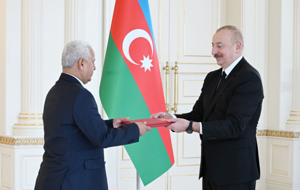 President Ilham Aliyev received credentials of incoming ambassador of Yemen