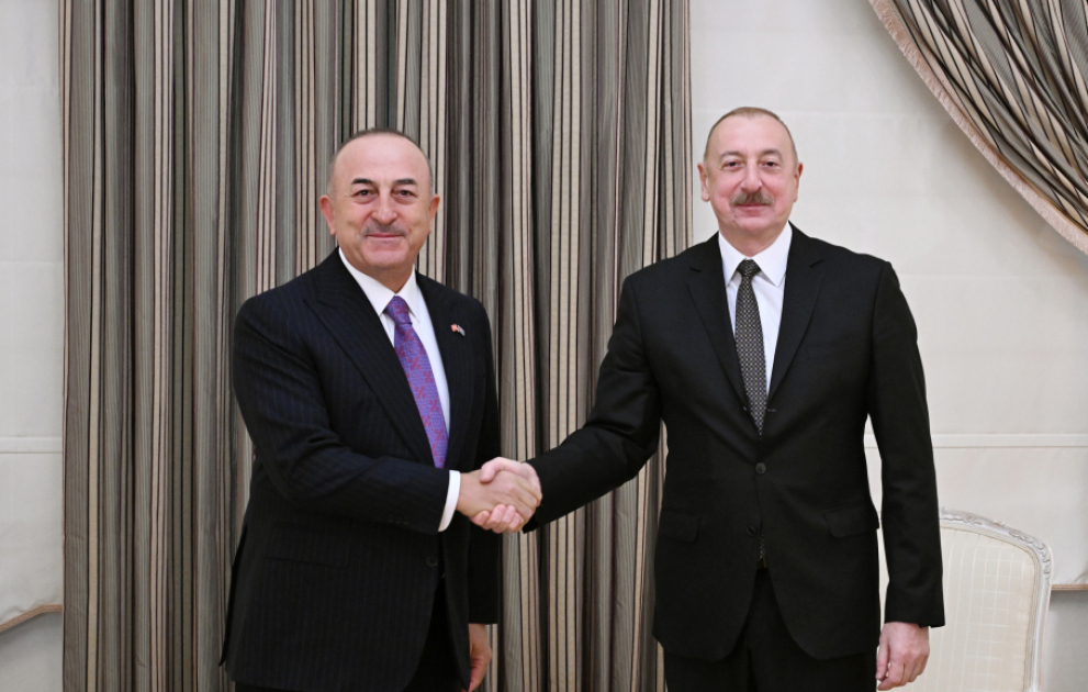 President Ilham Aliyev received former Foreign Minister of Türkiye Mevlüt Çavuşoğlu