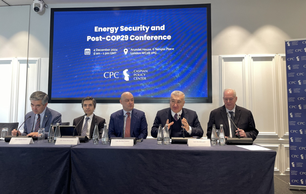 Londonda COP29-un nəticələri və Xəzər regionunun enerji təhlükəsizliyi müzakirə olunub