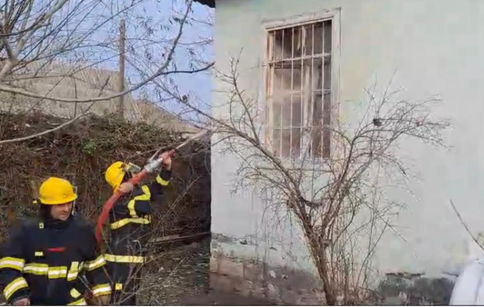 Ağdaş rayonunda fərdi yaşayış evində baş verən yanğın söndürülüb