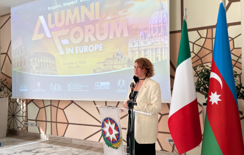 ADA Universitetinin 3-cü Məzun Forumu İtaliyada keçirilib