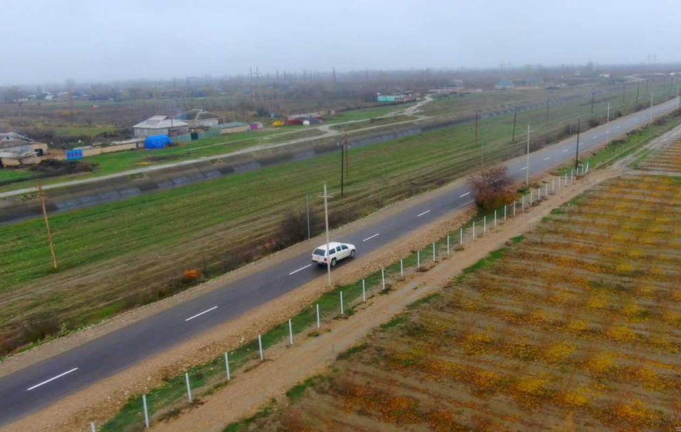 Qusarda 23 kilometr uzunluğa malik avtomobil yolu yenidən qurulub