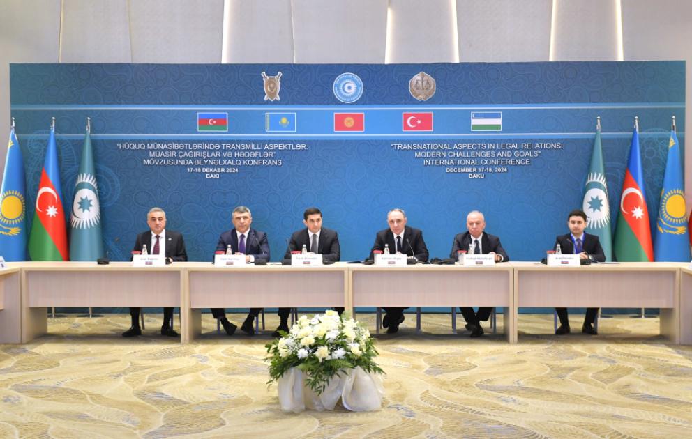 Bakıda “Hüquq münasibətlərində transmilli aspektlər: müasir çağırışlar və hədəflər” mövzusunda beynəlxalq konfrans keçirilir