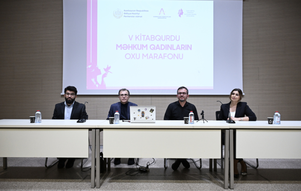 “Məhkum olunmuş qadınlar üçün V kitab mütaliə marafonu” layihəsinin nəticələri təqdim olunub