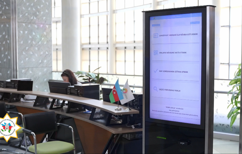 Bələdiyyə seçkiləri ilə əlaqədar "ASAN xidmət" mərkəzlərində innovativ layihə istifadəyə verilib