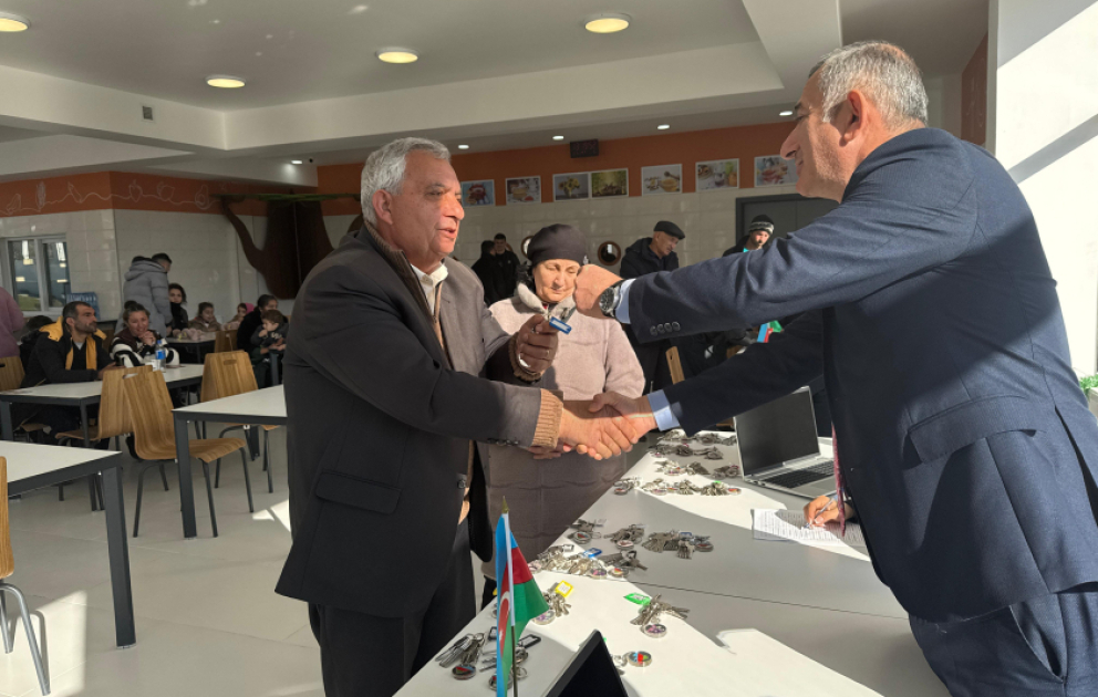 Cəbrayılda daha 49 ailəyə evlərin açarları təqdim olunub