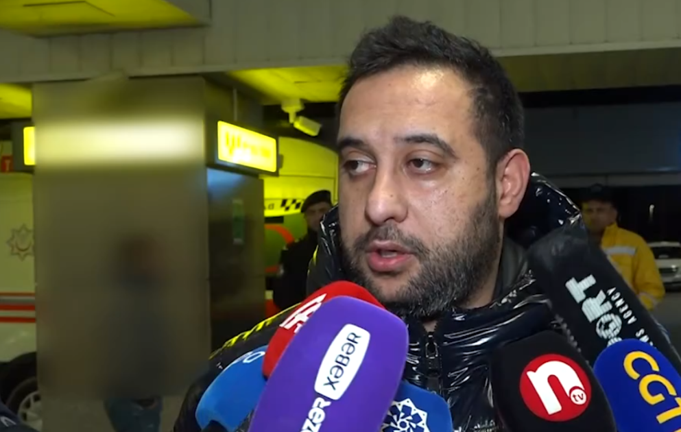 Qəzaya uğrayanın qohumu danışdı