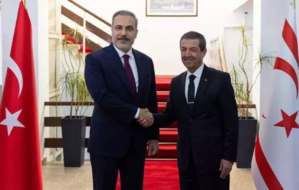 Hakan Fidan Şimali Kipr Türk Respublikasında səfərdədir