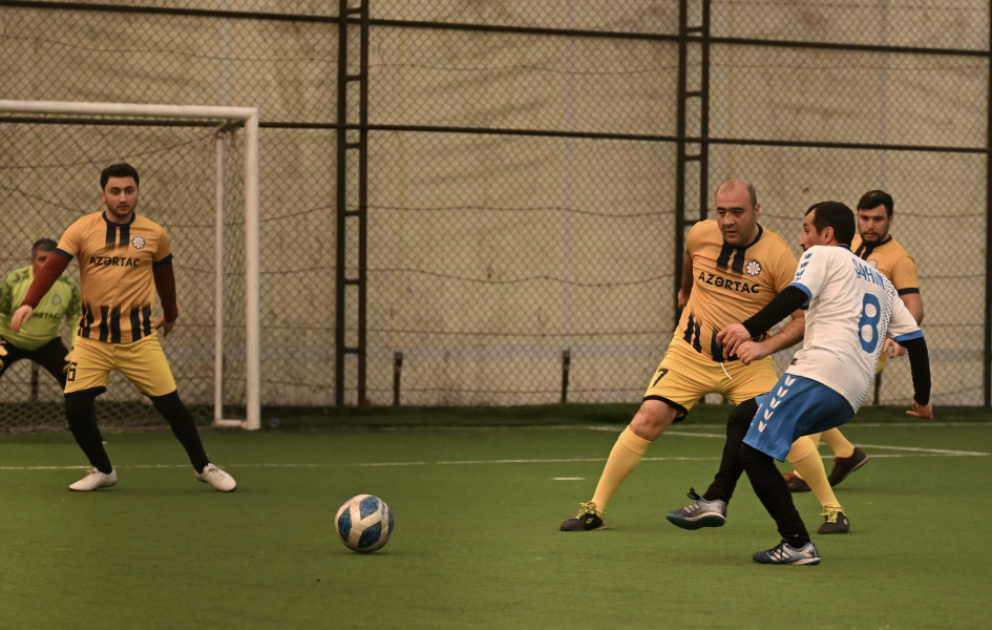 AZƏRTAC-ın minifutbol komandası Ulu Öndərin xatirəsinə həsr olunmuş turnirdə növbəti oyununu keçirib