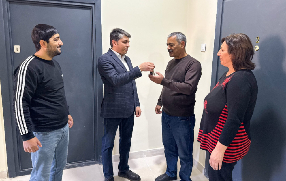 Cəbrayılda daha 39 ailəyə evlərinin açarları təqdim olunub