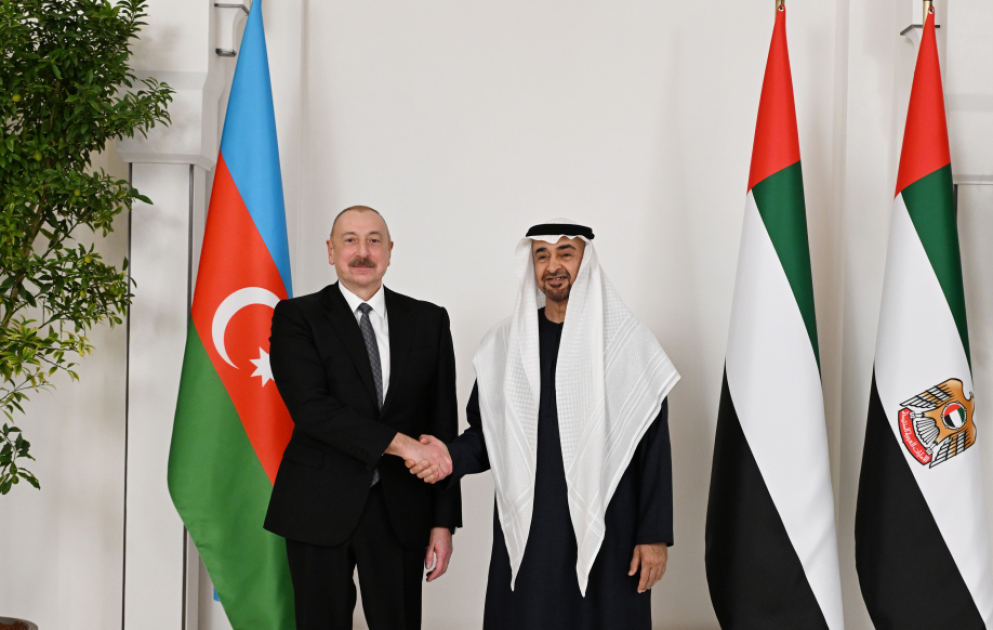 President of Azerbaijan Ilham Aliyev met with President of United Arab Emirates in Abu Dhabi
