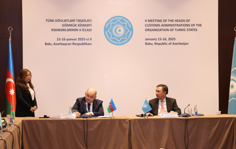 TDT Gömrük Administrasiyaları Rəhbərlərinin 10-cu iclasında bir sıra sənədlər imzalanıb