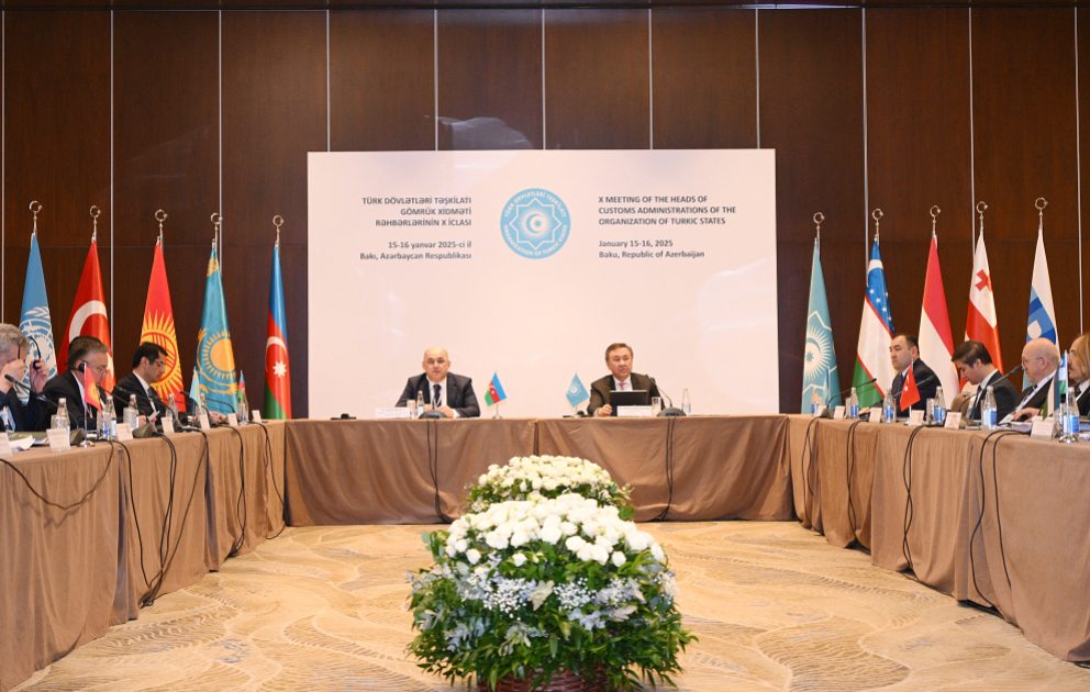 Bakıda Türk Dövlətləri Təşkilatının Gömrük Xidməti Rəhbərlərinin 10-cu iclası keçirilib