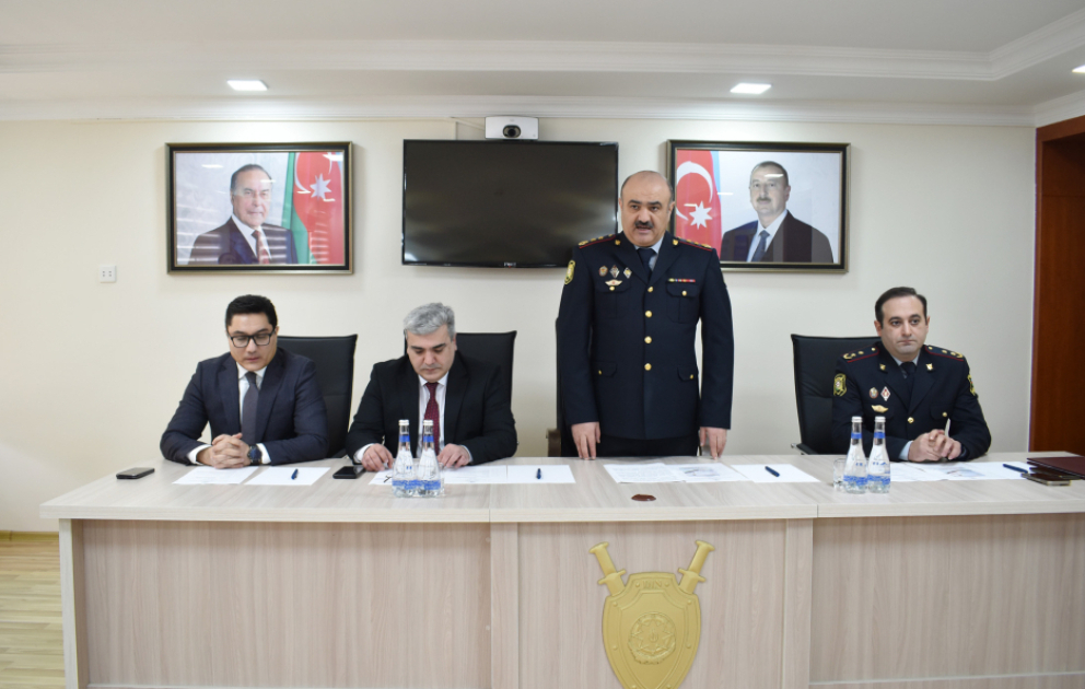 Şəkidə keçirilən seminar-müşavirədə bələdiyyə seçkilərində polisin xidməti fəaliyyətinə dair məsələlər müzakirə olunub