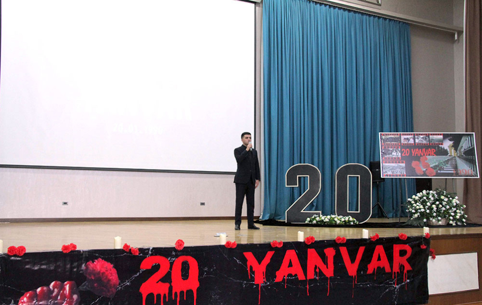 Azərbaycan Ordusunda 20 Yanvar faciəsinin ildönümü ilə əlaqədar silsilə tədbirlər keçirilib