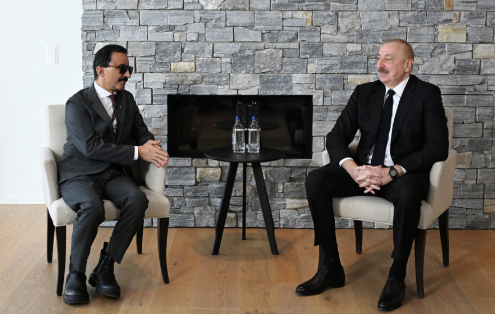 Le président azerbaïdjanais s’entretient avec le PDG du groupe DP World à Davos