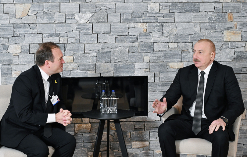 President Ilham Aliyev met with President of U.S. Congress of Christian Leaders in Davos