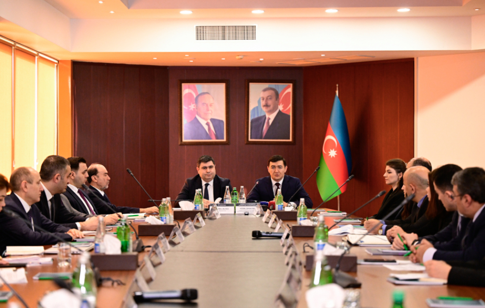 Biznes Mühiti və Beynəlxalq Reytinqlər üzrə Komissiyanın iclası keçirilib