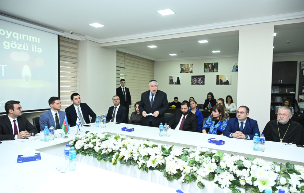 Bakıda Holokost soyqırımı qurbanlarının xatirəsi anılıb