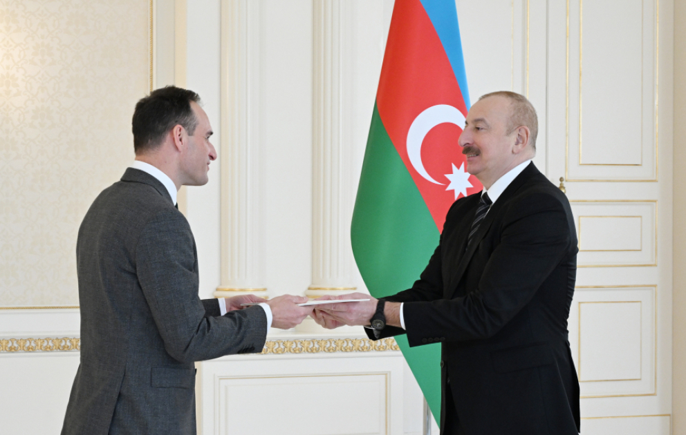 President Ilham Aliyev received credentials of Slovenia's newly appointed ambassador