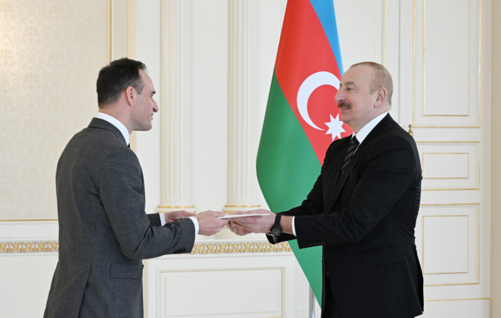 Le président azerbaïdjanais reçoit les lettres de créance du nouvel ambassadeur de Slovénie dans le pays