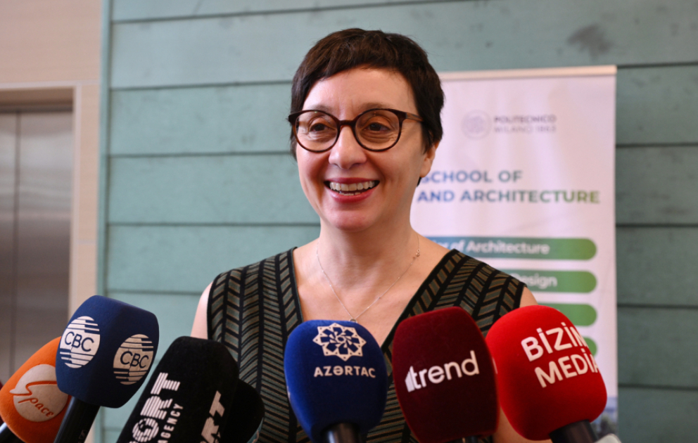 Silvia Ferraris: Məqsədimiz gələcəyin peşəkar şəhərsalma mütəxəssislərini və dizaynerlərini hazırlamaqdır