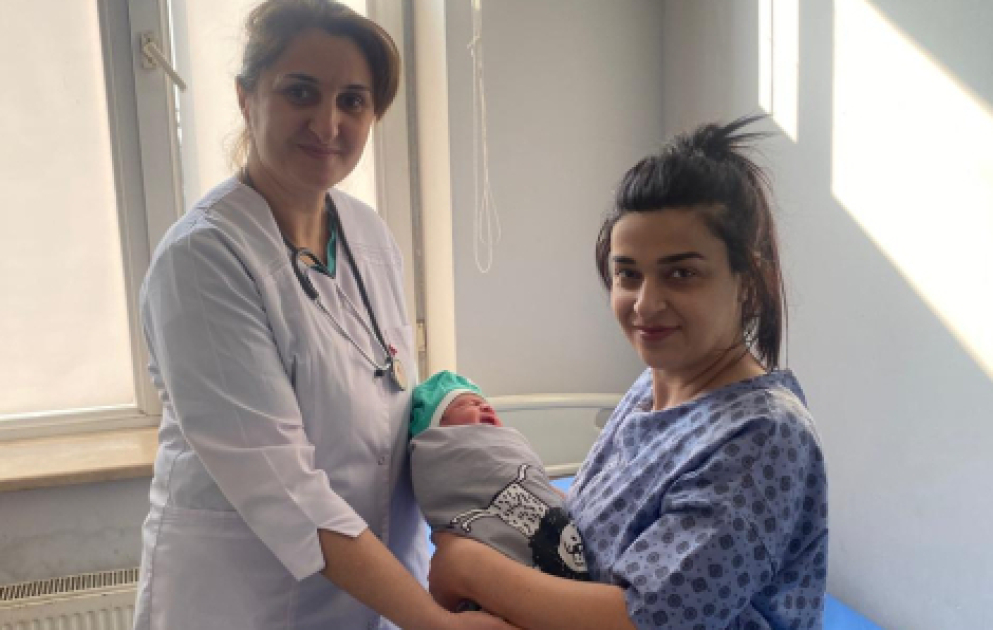 Xocalıda ilk körpə dünyaya gəlib
