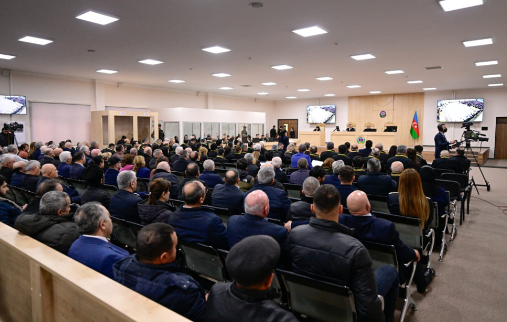 Продолжается суд над лицами армянского происхождения, обвиняемыми в преступлениях против мира и человечности, военных и других тяжких преступлениях