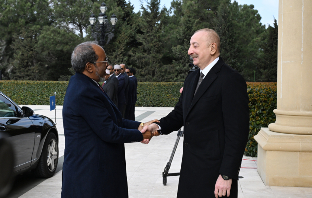 Official welcome ceremony was held for President of Somalia Hassan Sheikh Mohamud