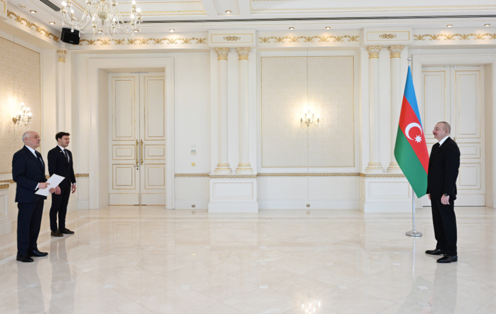 President Ilham Aliyev received credentials of incoming ambassador of Paraguay to Azerbaijan