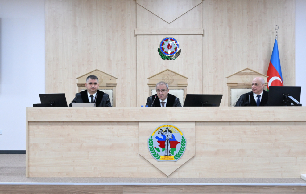 Prozess gegen Personen armenischer Herkunft, die zahlreicher Verbrechen gegen das aserbaidschanische Volk beschuldigt werden, am Freitag fortgesetzt