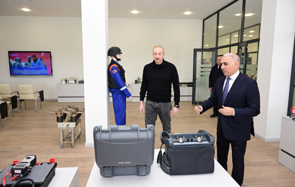 President Ilham Aliyev attended inauguration of Aghdam Regional Digital Control Center and Training-Education Complex