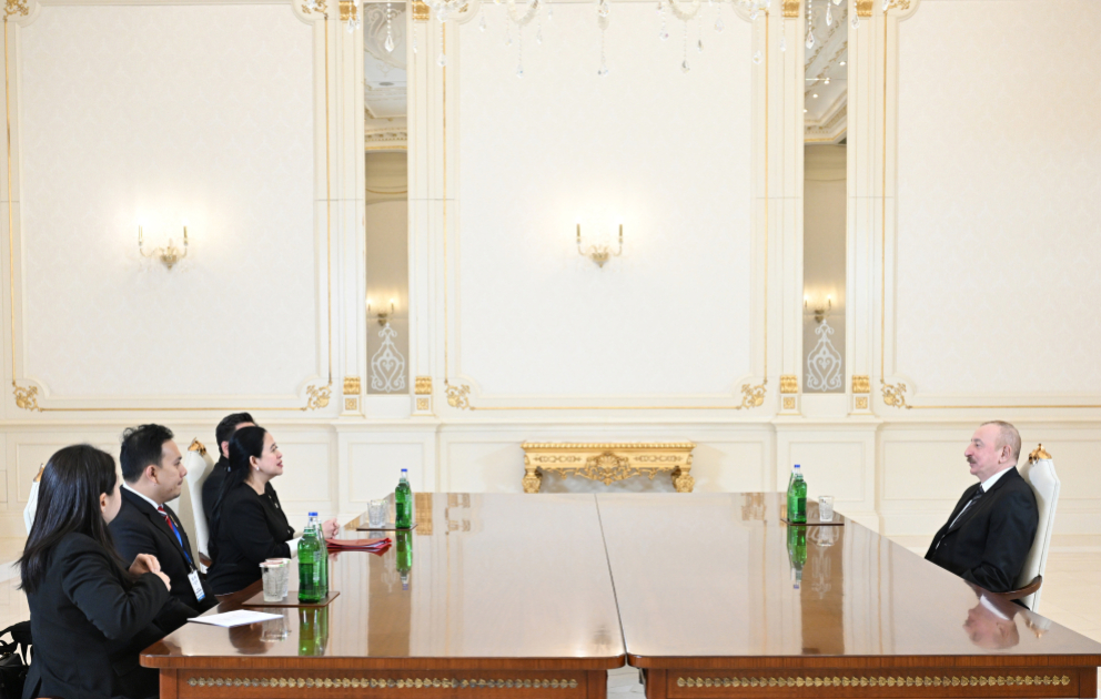 President Ilham Aliyev received Speaker of Indonesia’s House of Representatives