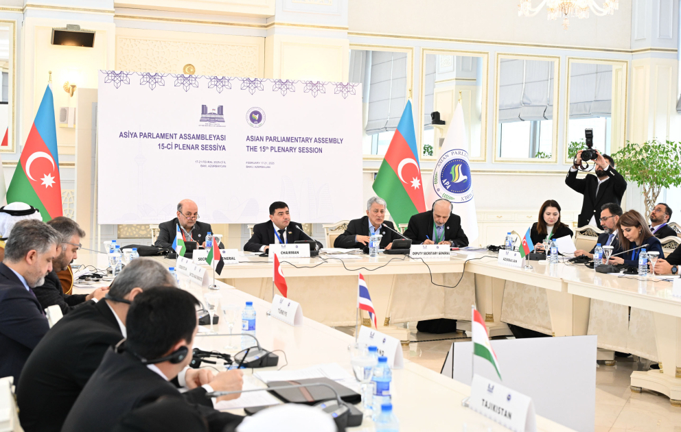 Asiya Parlament Assambleyasının 15-ci plenar sessiyasının bağlanış mərasimi keçirilib