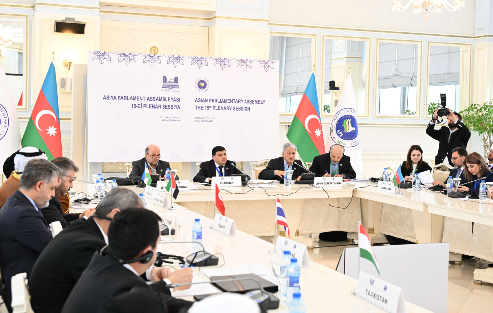 15th plenary session of Asian Parliamentary Assembly wraps up in Baku