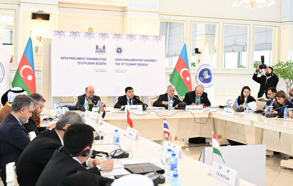 Baku-Erklärung zu Ergebnissen der 15. Plenarsitzung der Asiatischen Parlamentarischen Versammlung angenommen