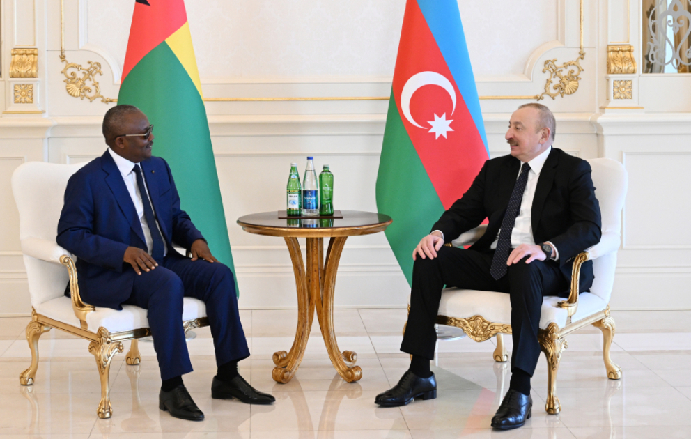 President of Azerbaijan Ilham Aliyev held one-on-one meeting with President of Guinea-Bissau