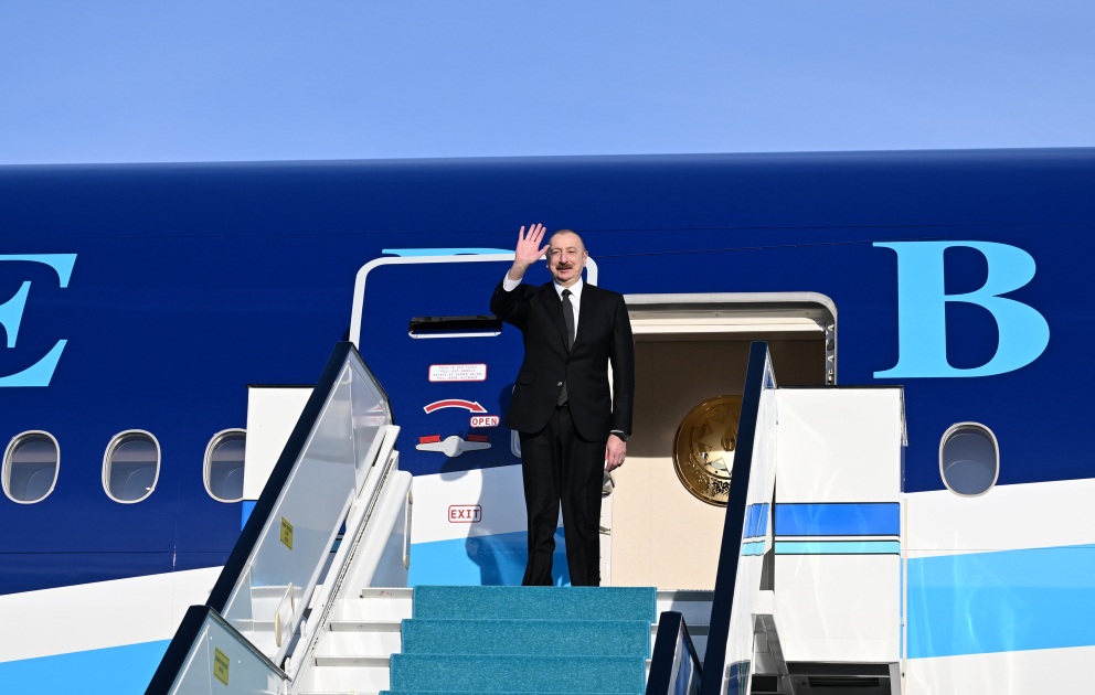 Le président Ilham Aliyev termine sa visite de travail en Türkiye