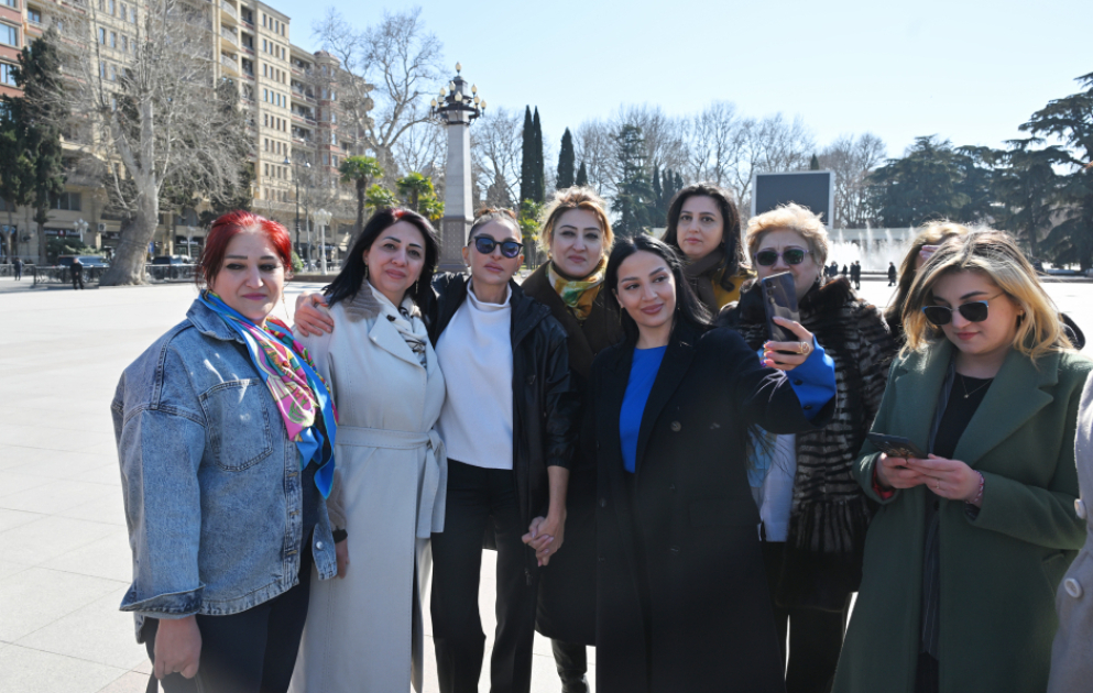 Erste Vizepräsidentin Mehriban Aliyeva zu Besuch in Ganja